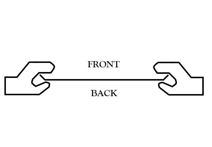 Step 2: Bow the Skimmer Shield into a semi-circle
