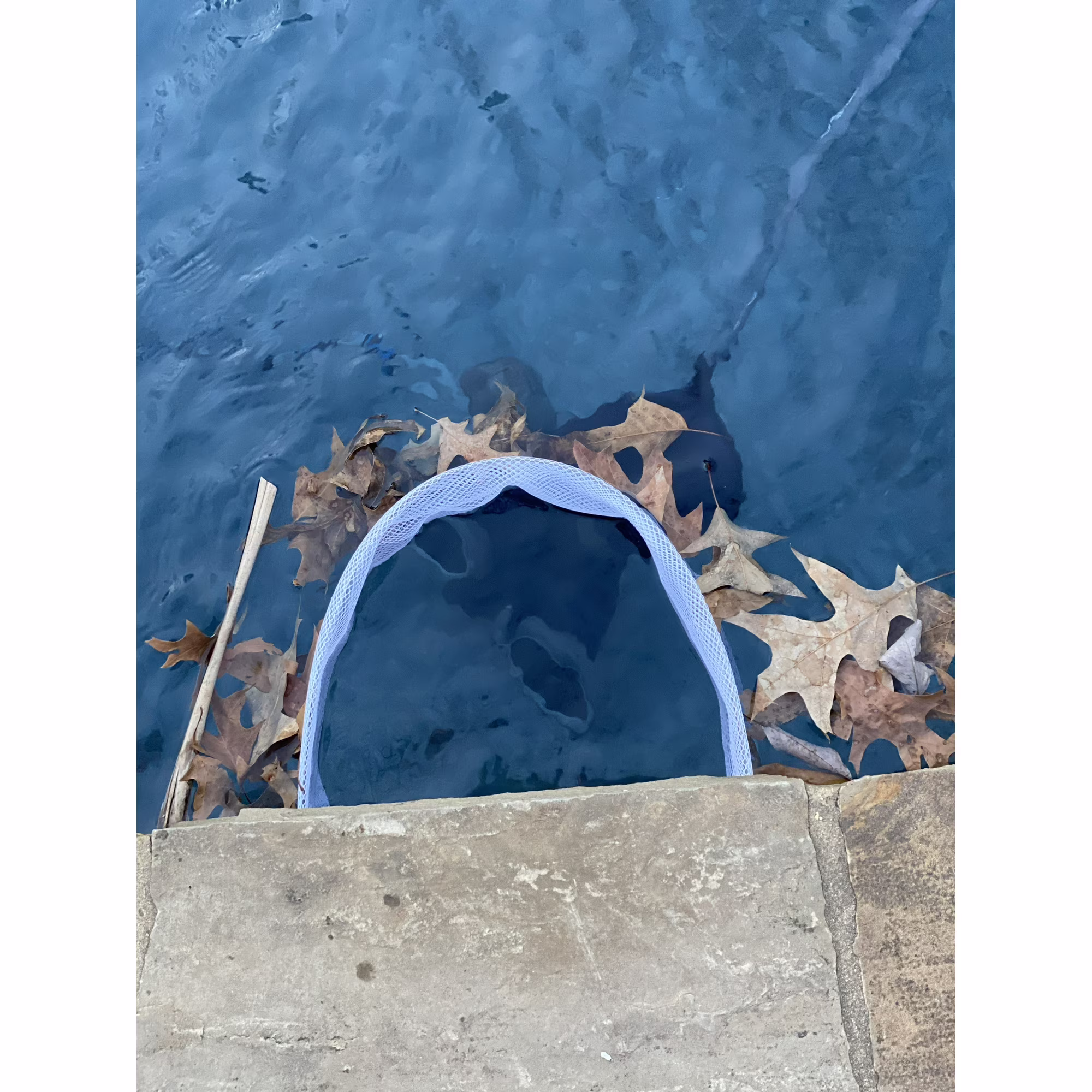 Skimmer Shield installed in a vinyl liner or fiberglass pool